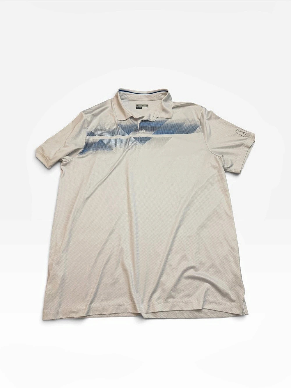 PGA TOUR Men's Geometric Polo Size Large Like New